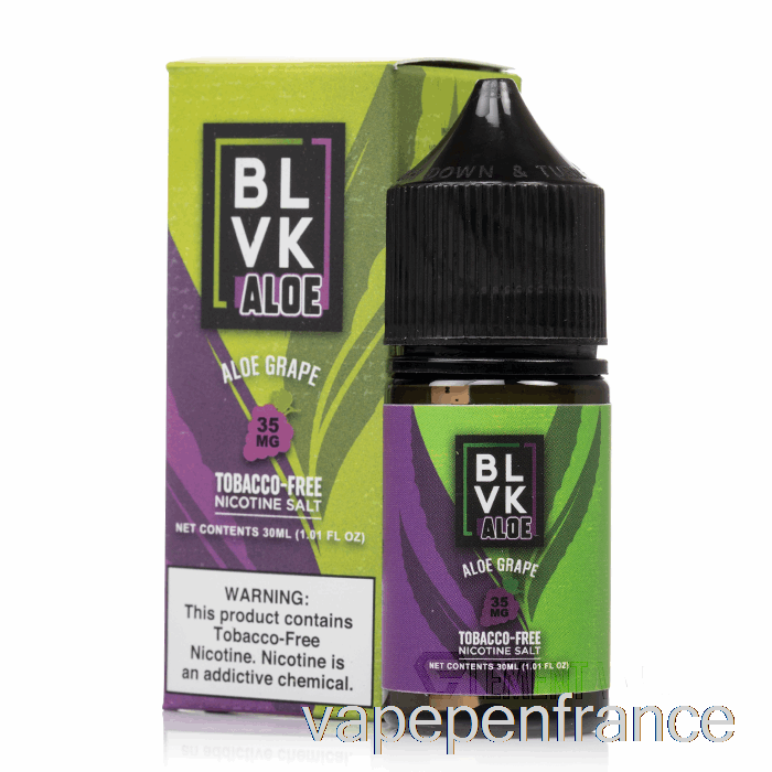 Sel De Raisin D'aloès - Sel Blvk - Stylo Vape 30 Ml 35 Mg